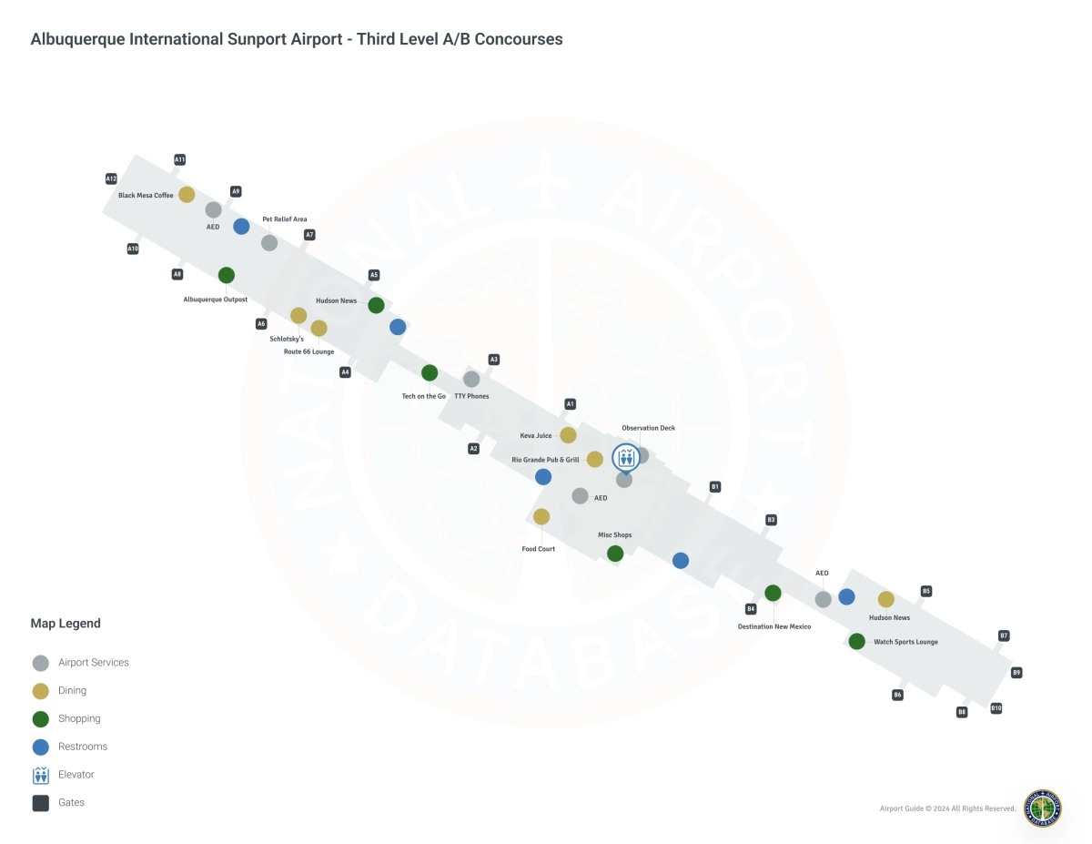 ABQ Terminal / Level 4 Map