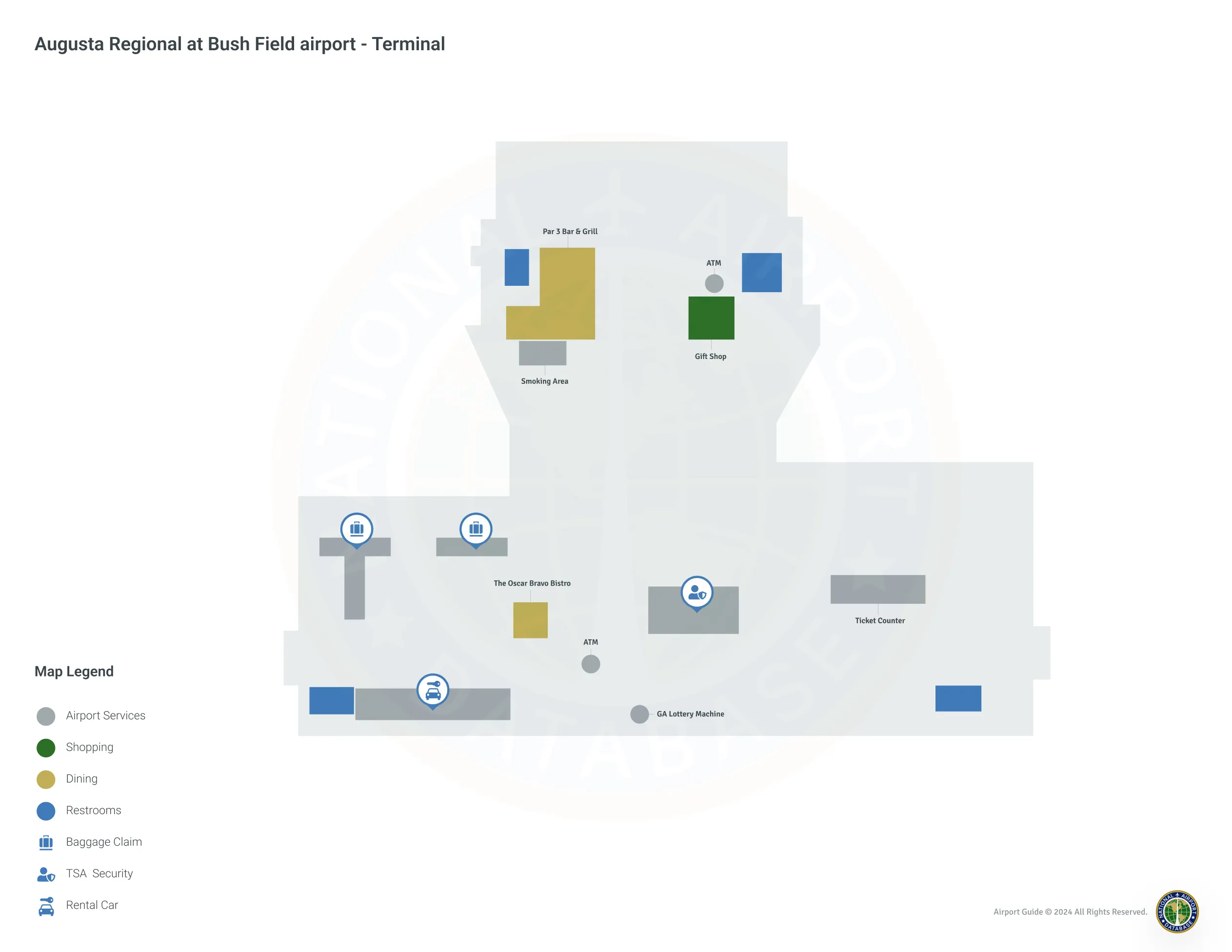 AGS Terminal Level 1 map