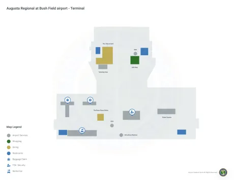 AGS Airport Terminal Map