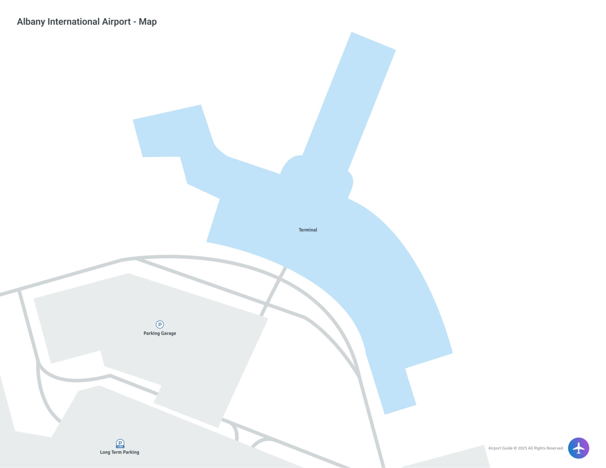 Albany International Airport (ALB) Map