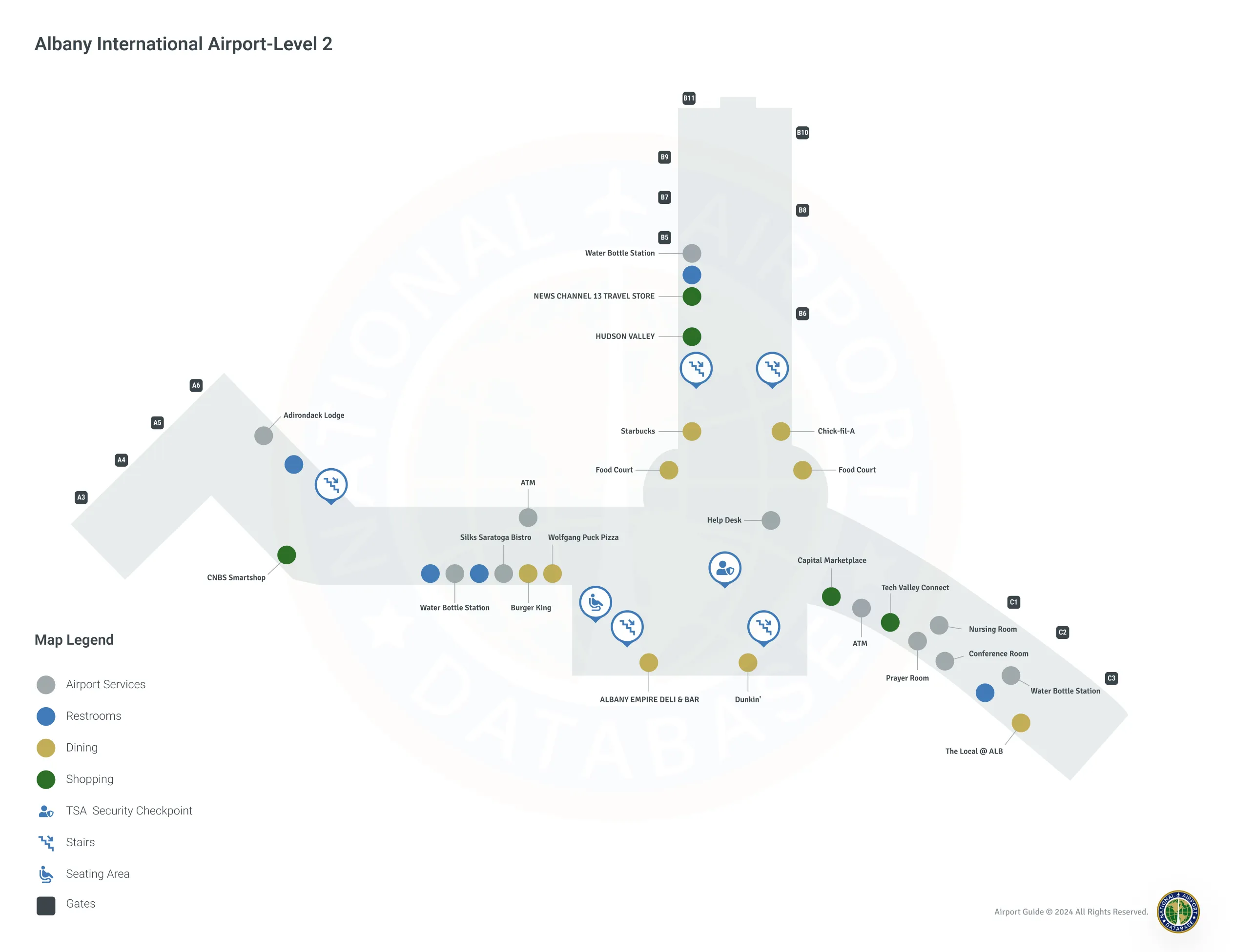ALB Terminal / Level 2 Map