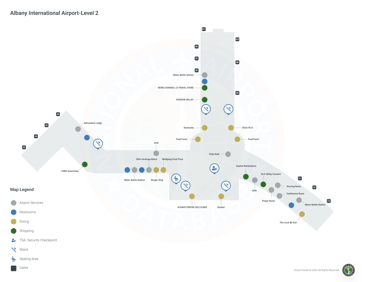 ALB Terminal / Level 2 Map
