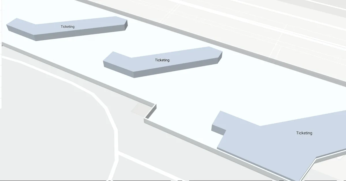 ATL Terminal International Ticketing Level Interactive map