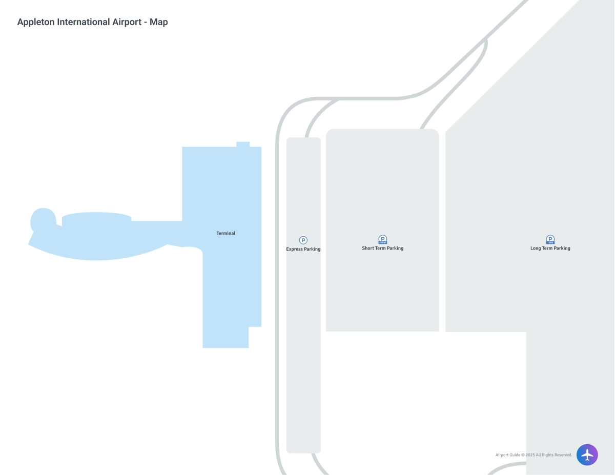 Appleton International Airport (ATW) Map