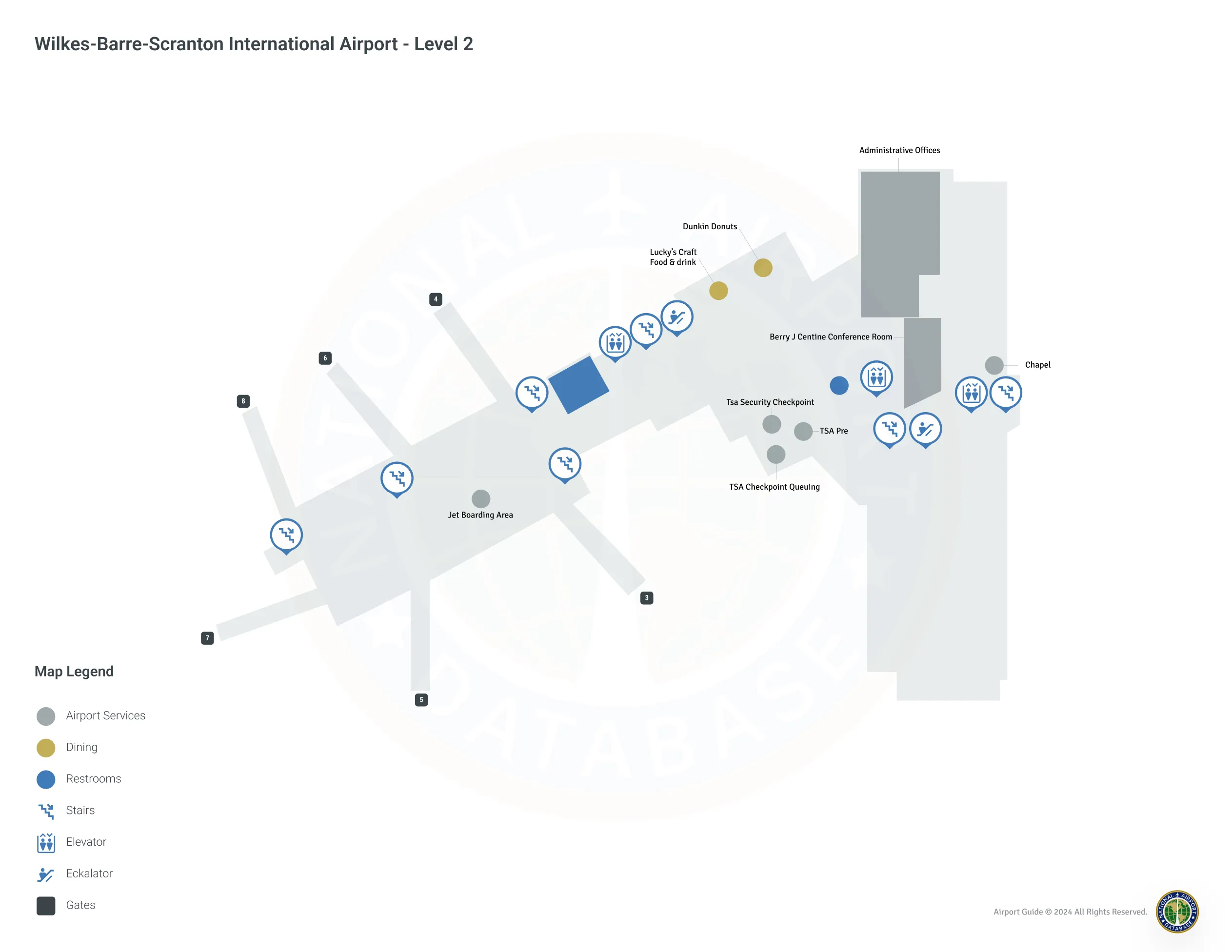 AVP Terminal Level 2 map