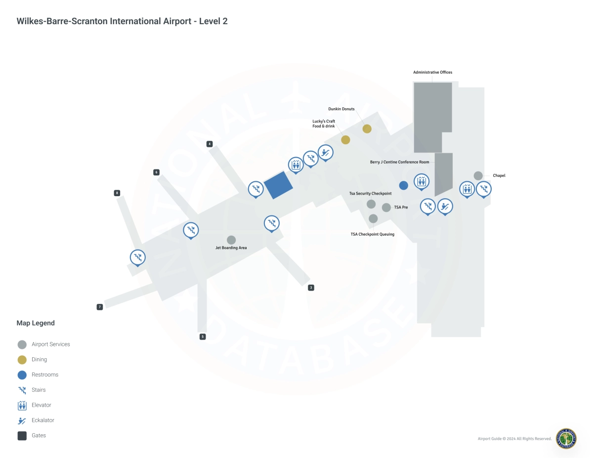 AVP Terminal / Level 2 Map