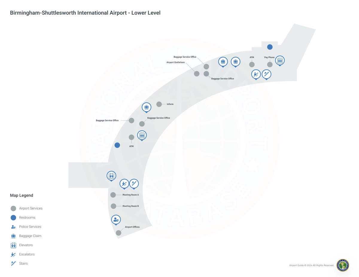 BHM Terminal / Level 1 Map