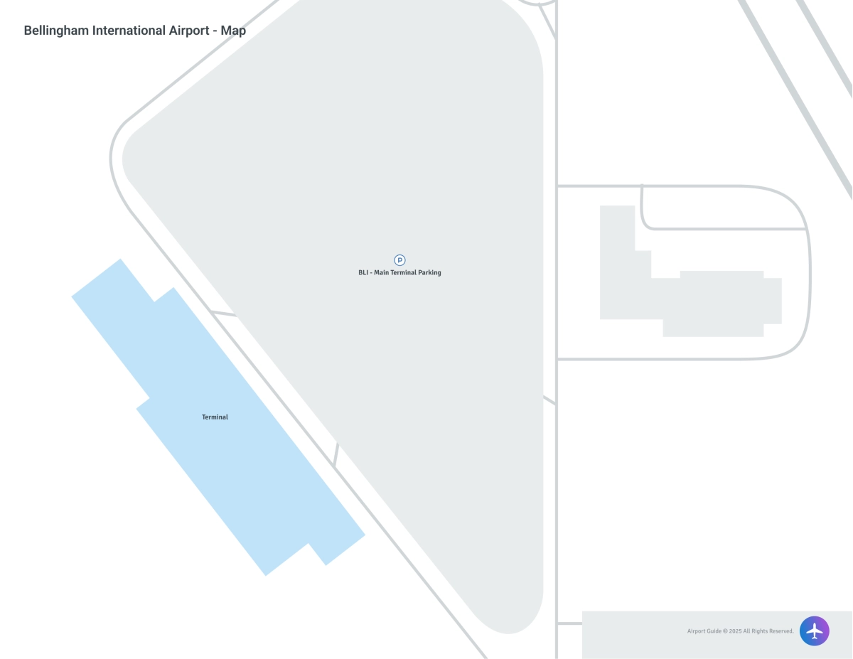 Bellingham International Airport (BLI) Map