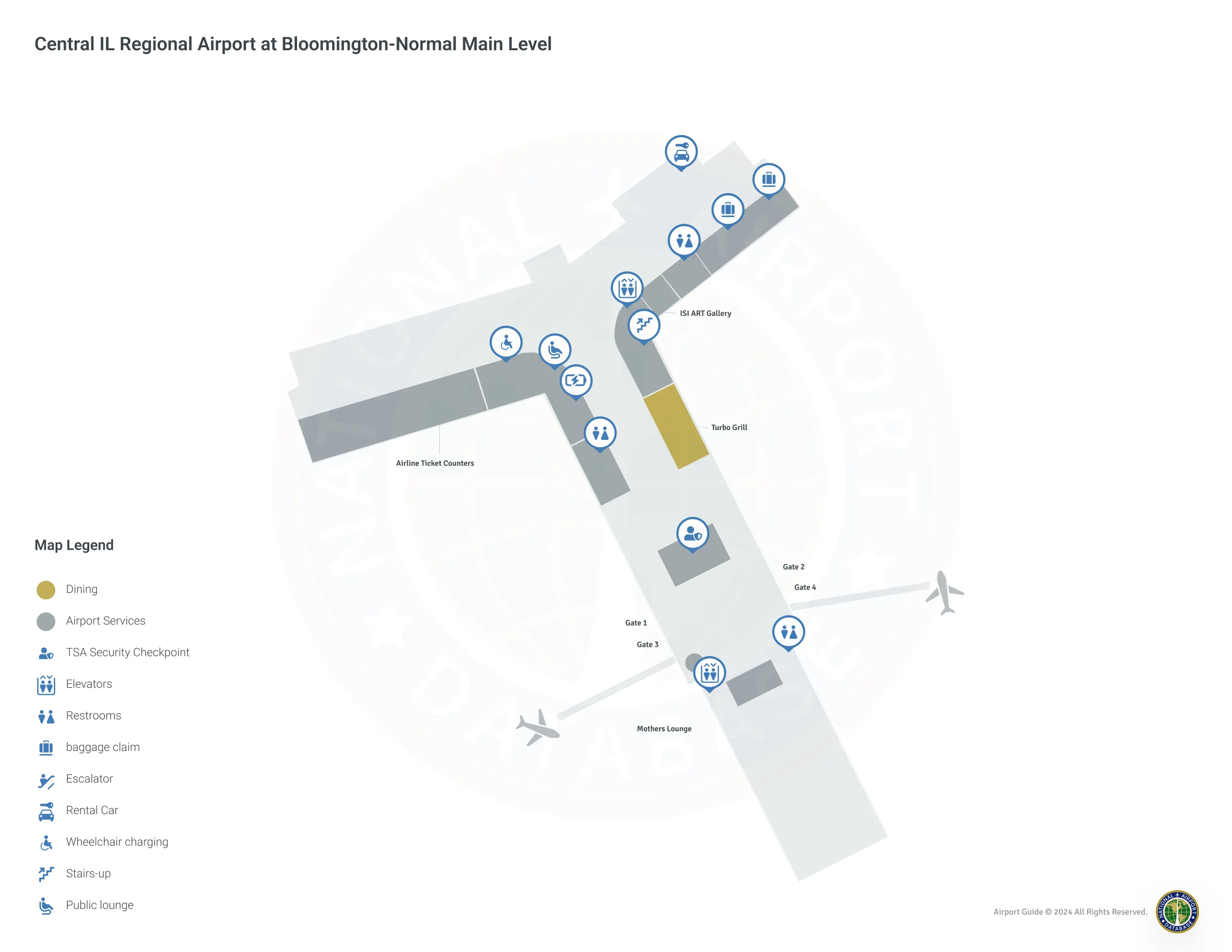 BMI Terminal / Level 2 Map