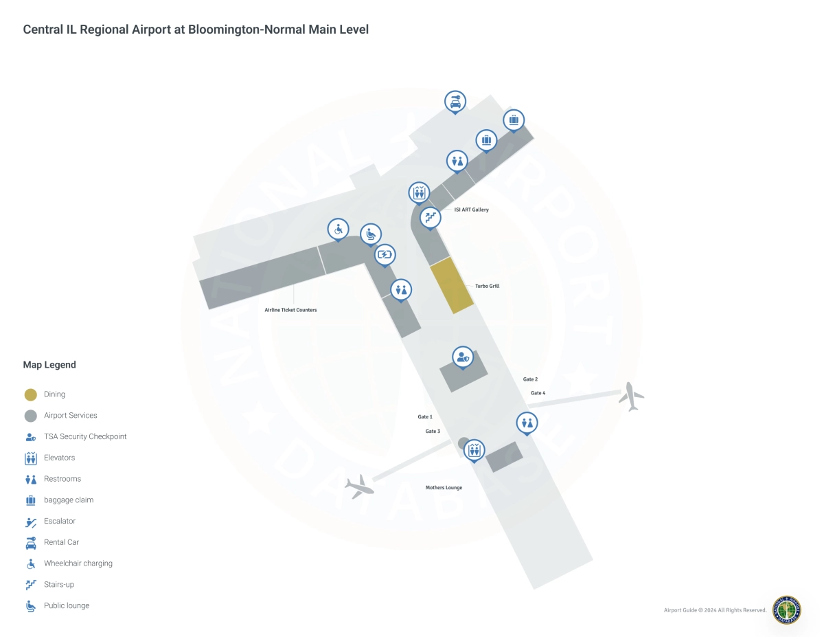 BMI Terminal / Level 2 Map