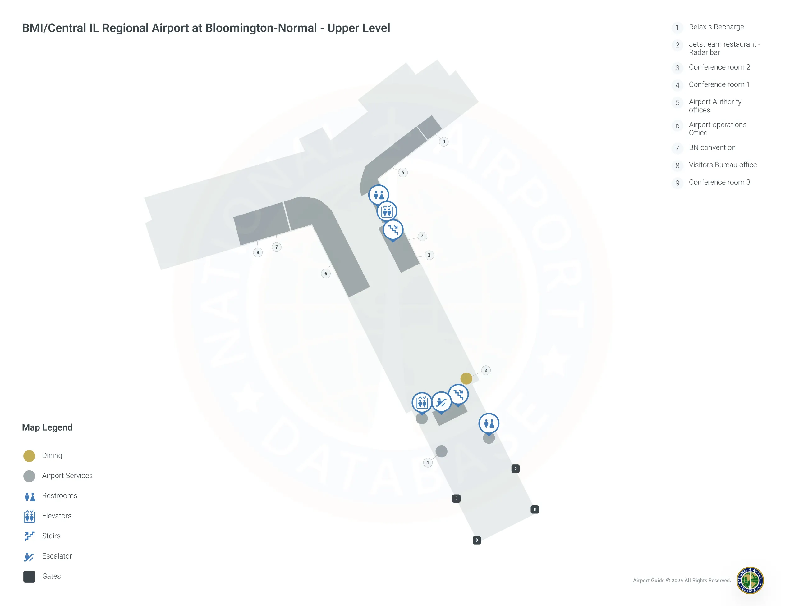 BMI Terminal / Level 3 Map