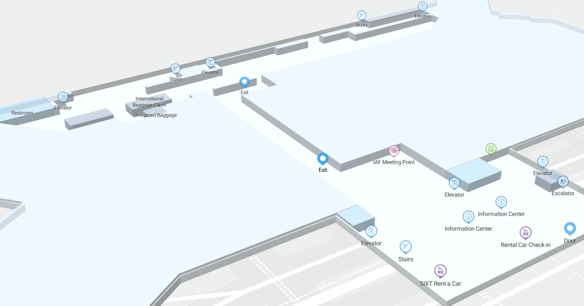Nashville International Airport Terminal Map