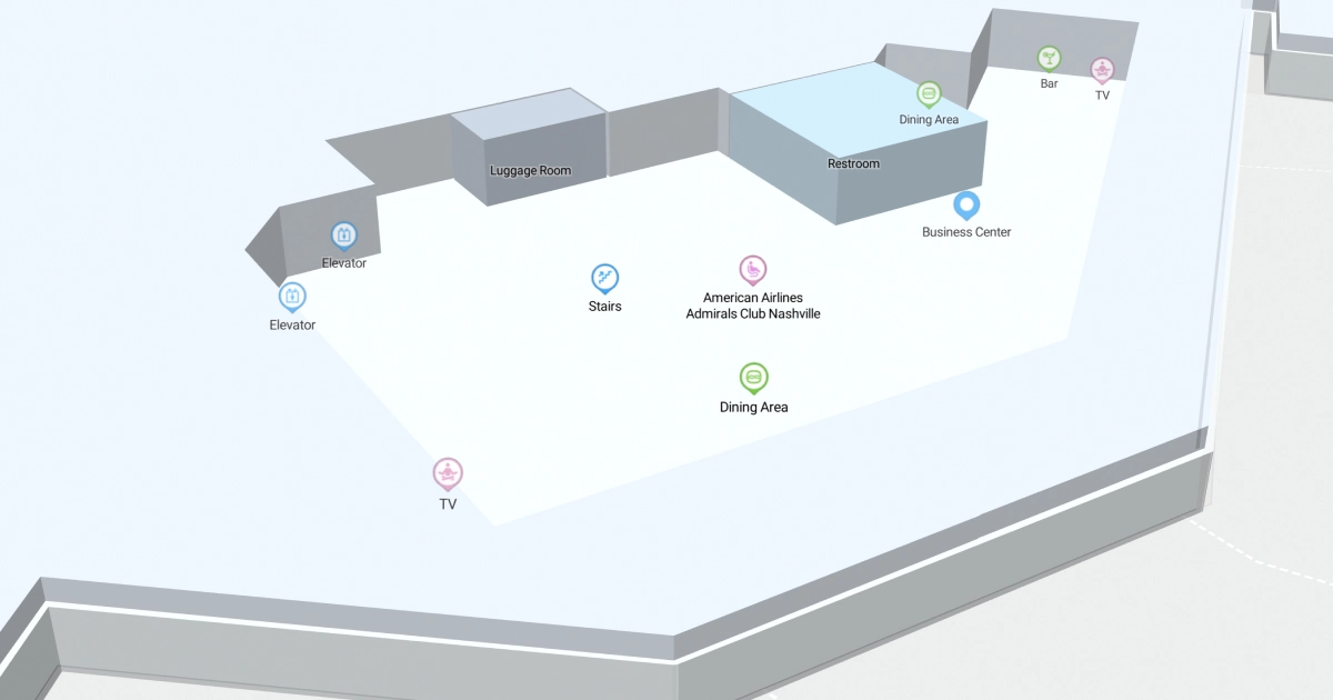 Nashville International Airport Terminal Map