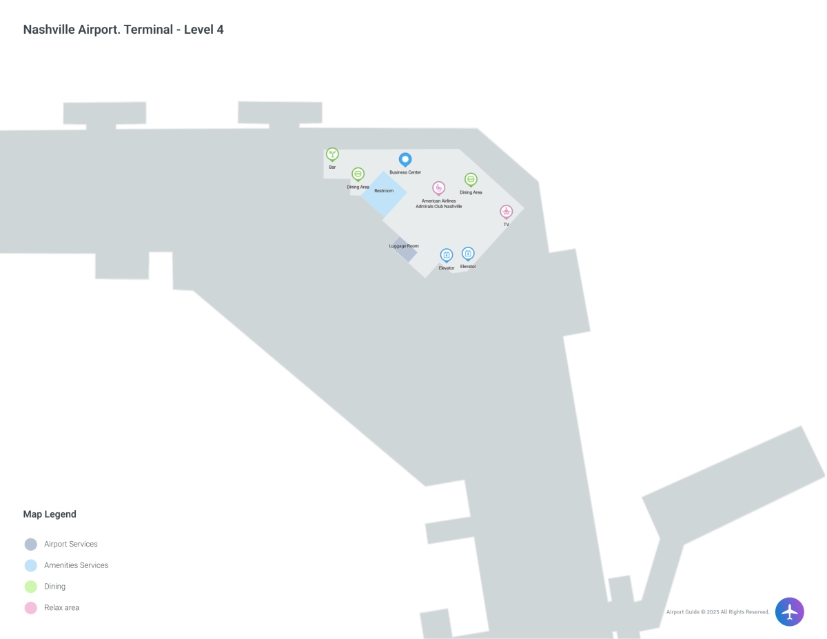 BNA Terminal / Level 4 Map