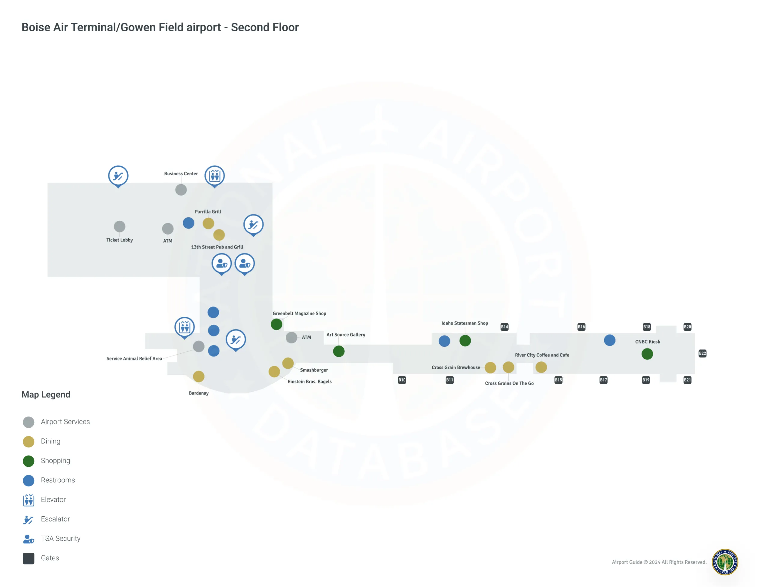 BOI Terminal Level 3 map