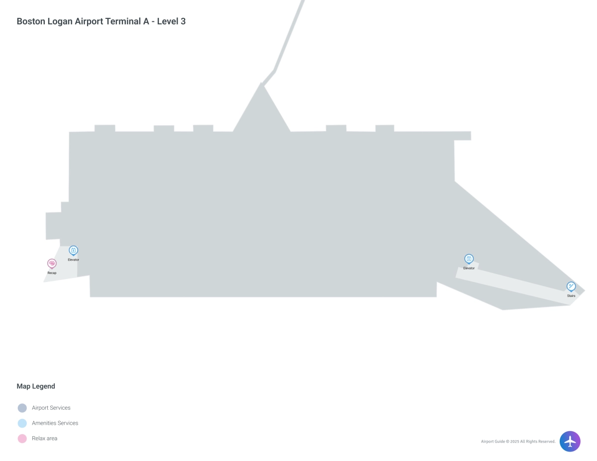 BOS Terminal A / Level 3 Map