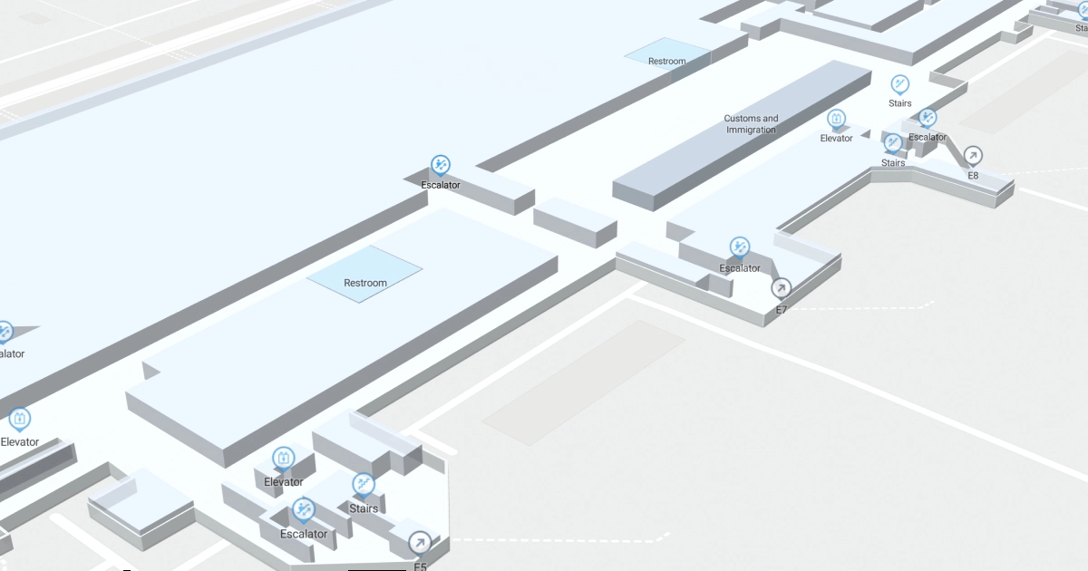 General Edward Lawrence Logan International Airport Terminal E Map