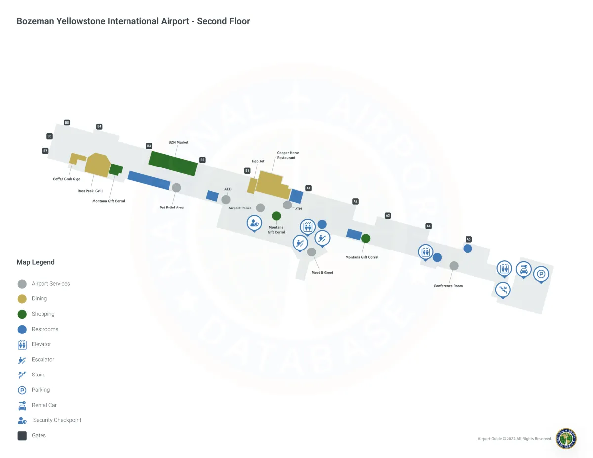 BZN Terminal / Level 2 Map