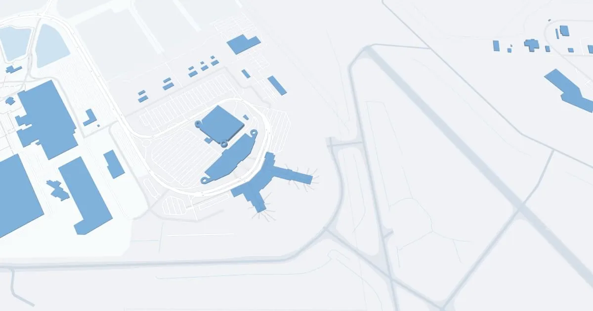 Charleston International Airport (CHS) Terminal-1 Map