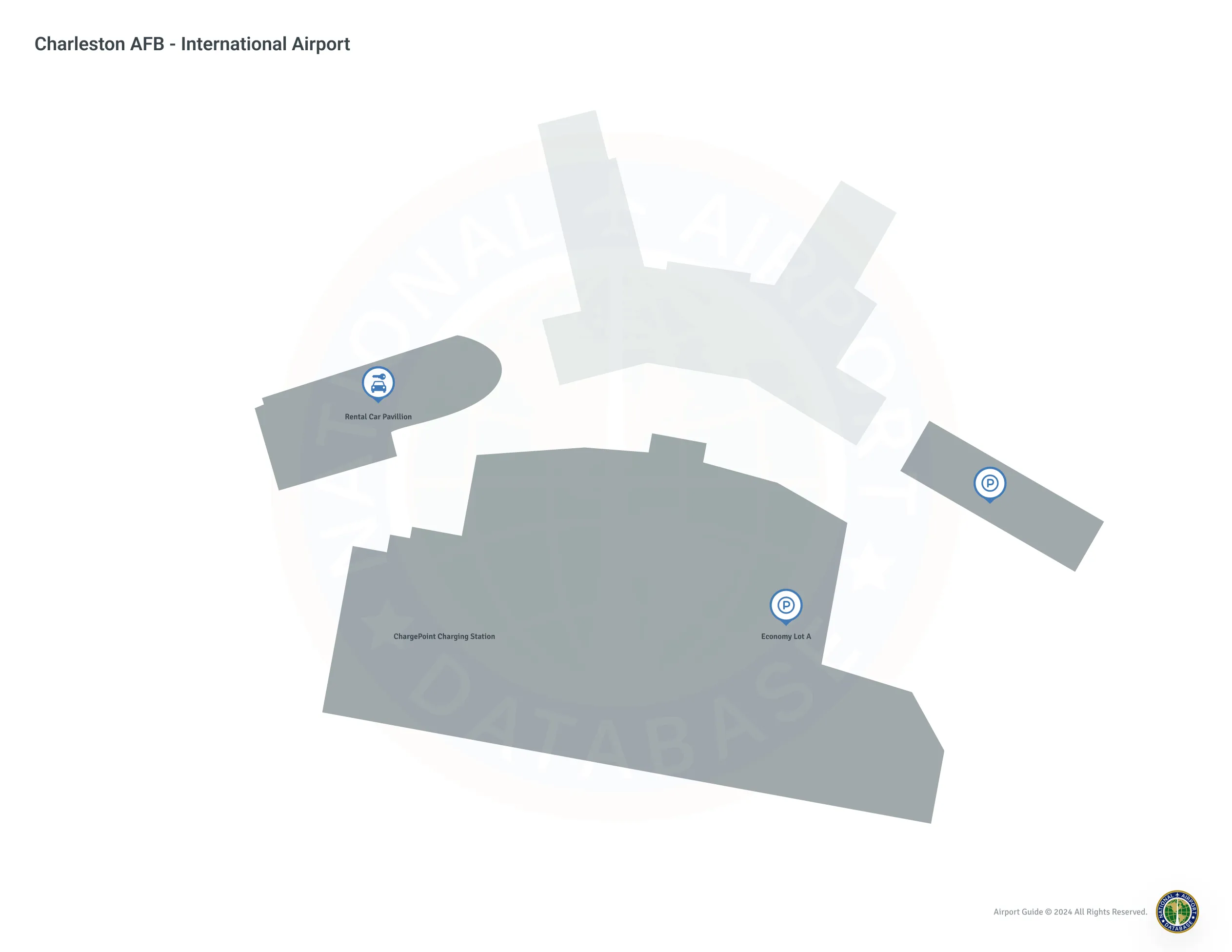 Charleston International Airport (CHS) Map