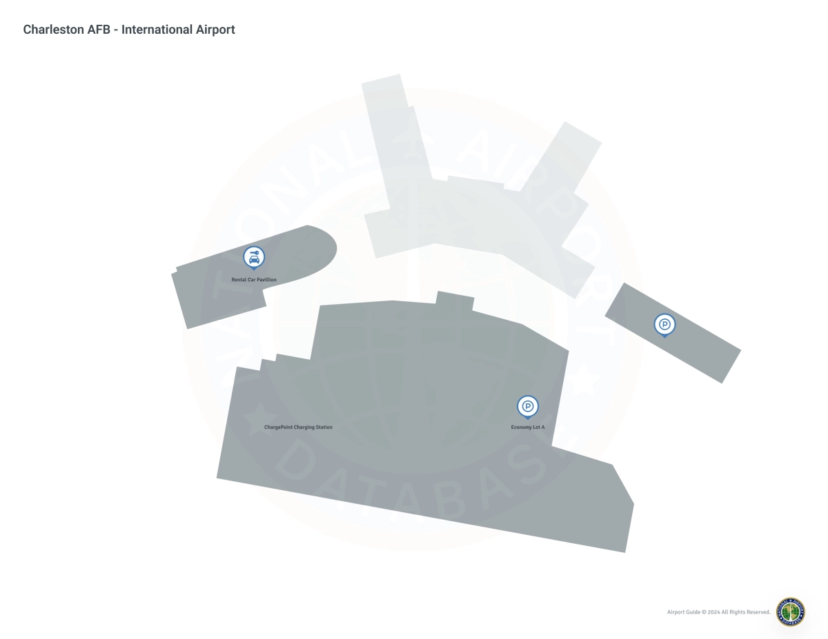 Charleston International Airport (CHS) Map