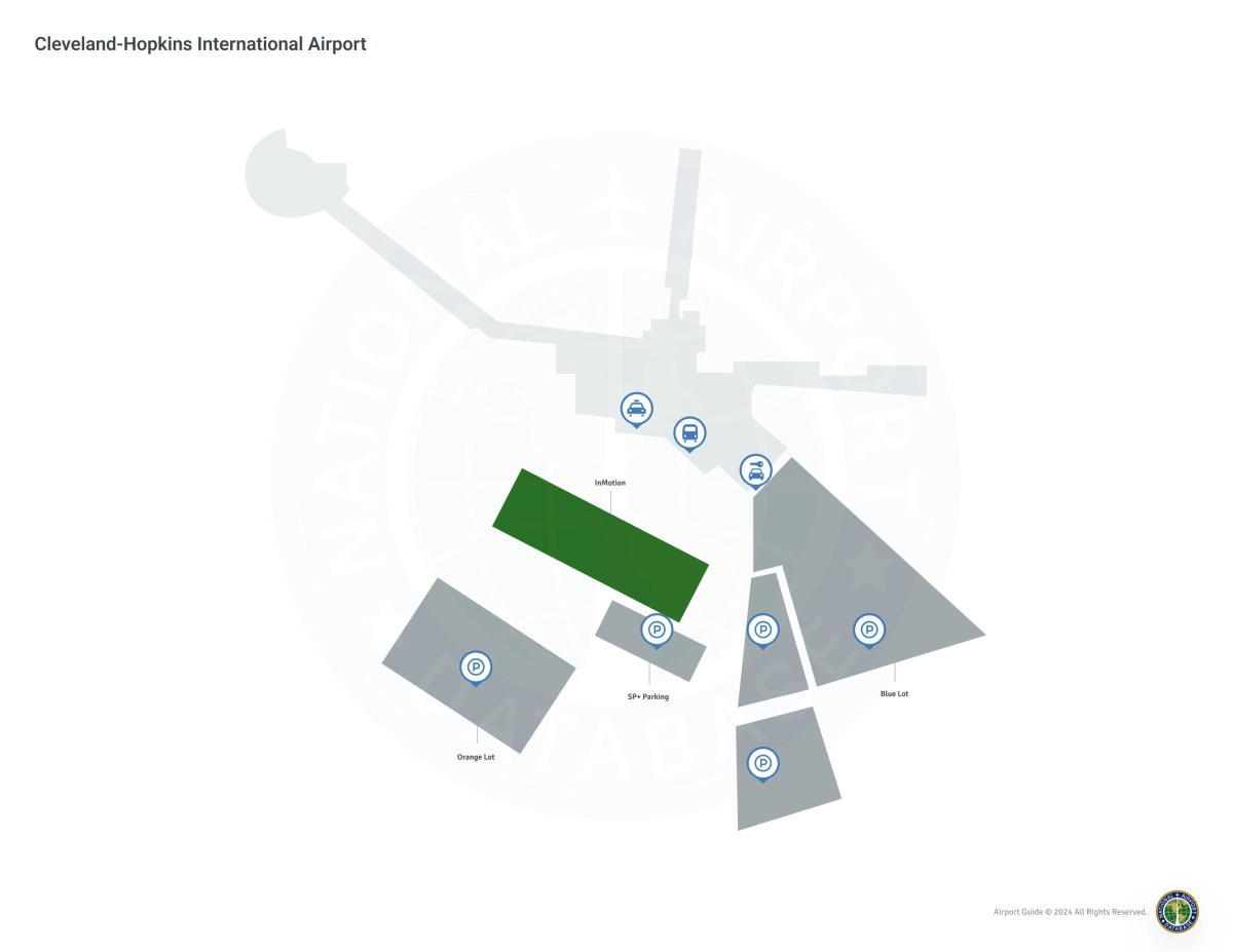 Cleveland Hopkins International Airport (CLE) Map