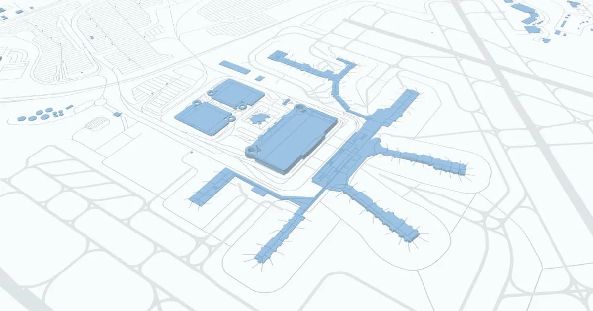 Charlotte Douglas International Airport (CLT) Map