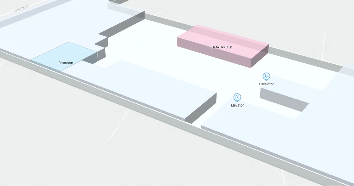 CLT Concourse A Bridge Level Interactive map
