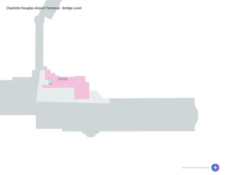 CLT Airport Concourse D Map