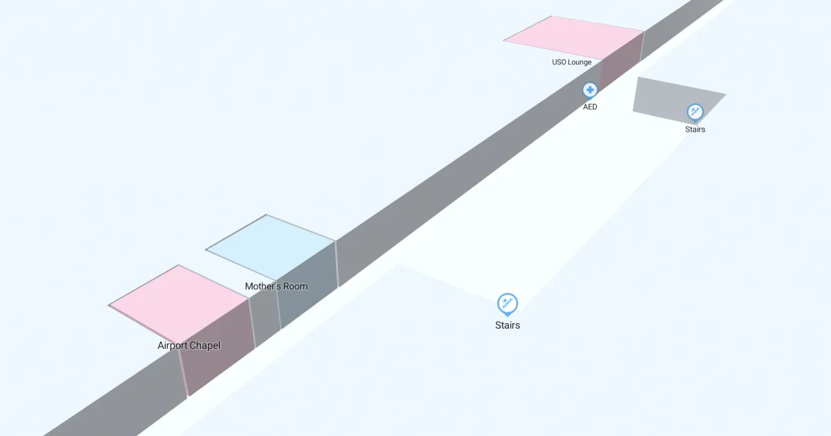 CLT Terminal Bridge Level Interactive map