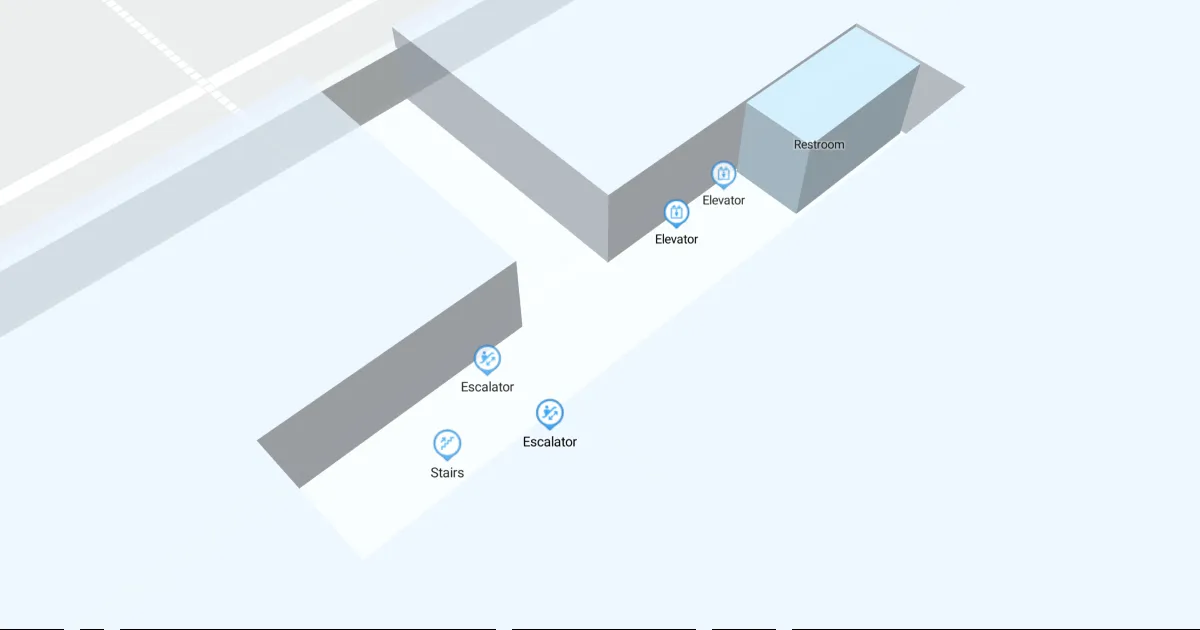 CLT Terminal Walkways Level Interactive map