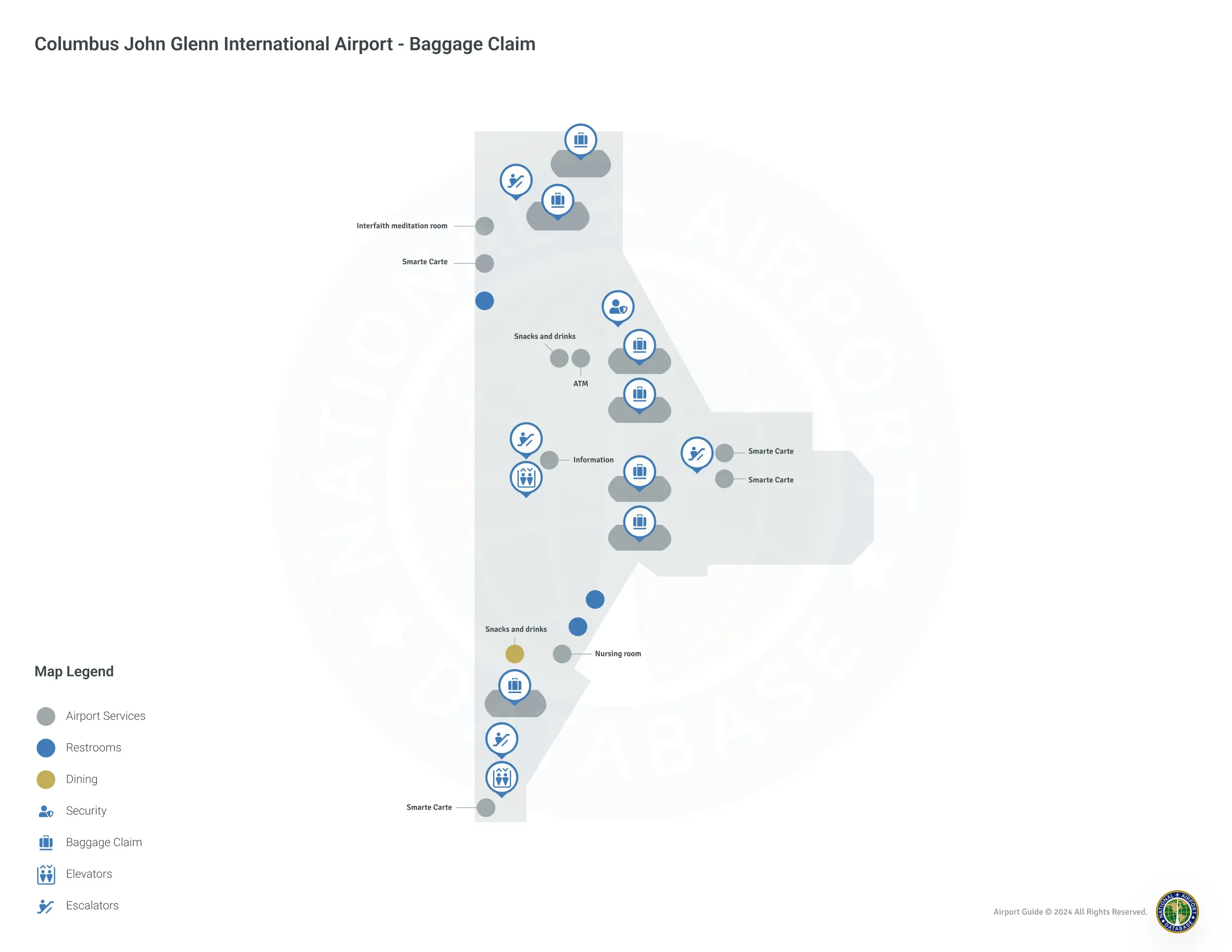 CMH Terminal / Level 1 Map
