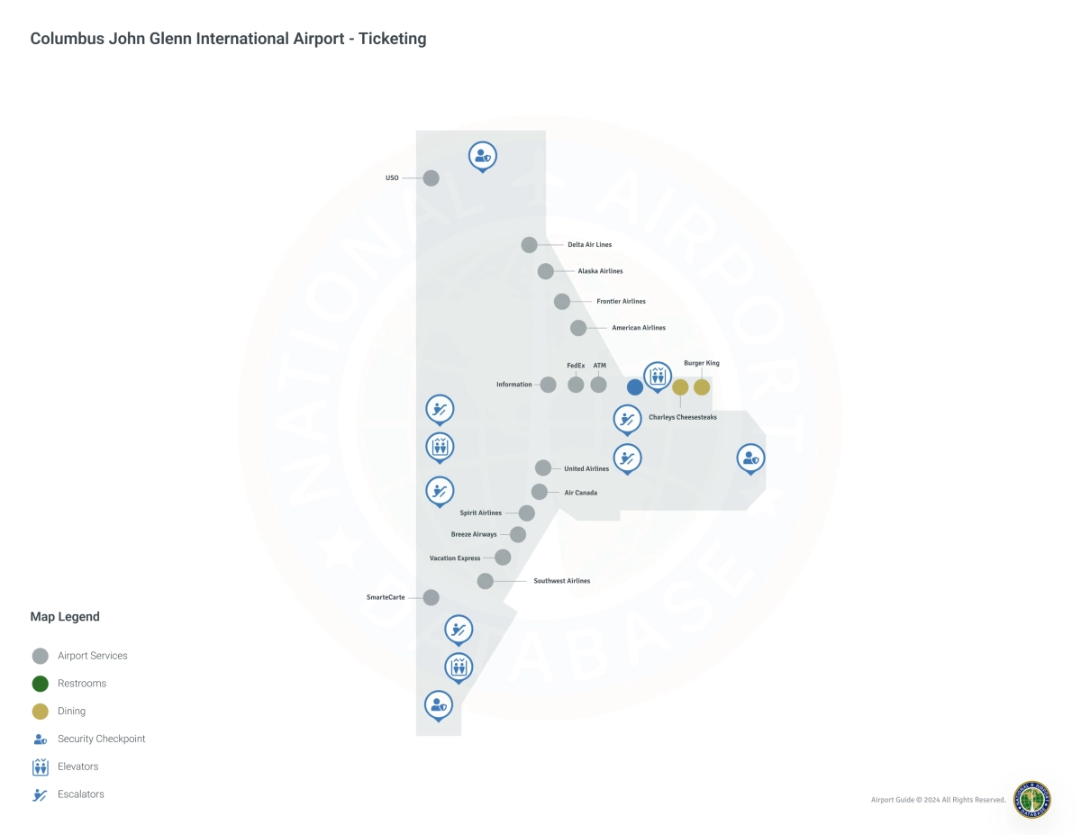 CMH Terminal / Level 2 Map