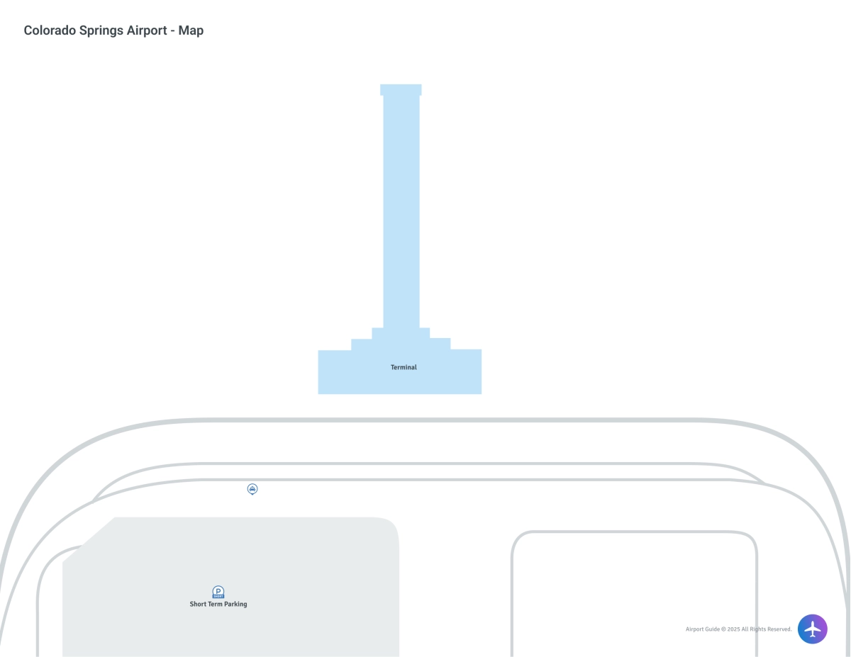 City of Colorado Springs Municipal Airport (COS) Map