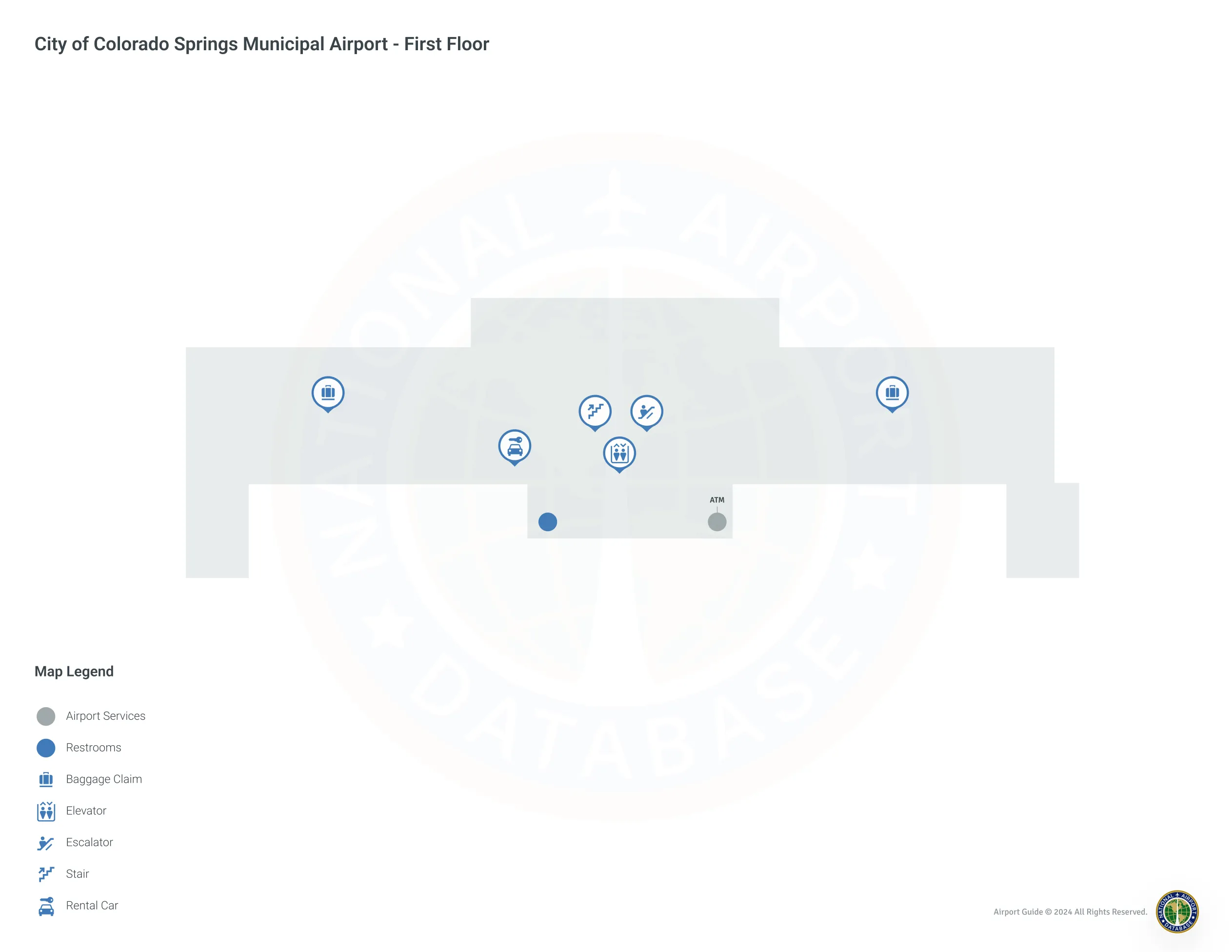 COS Terminal Level 1 map