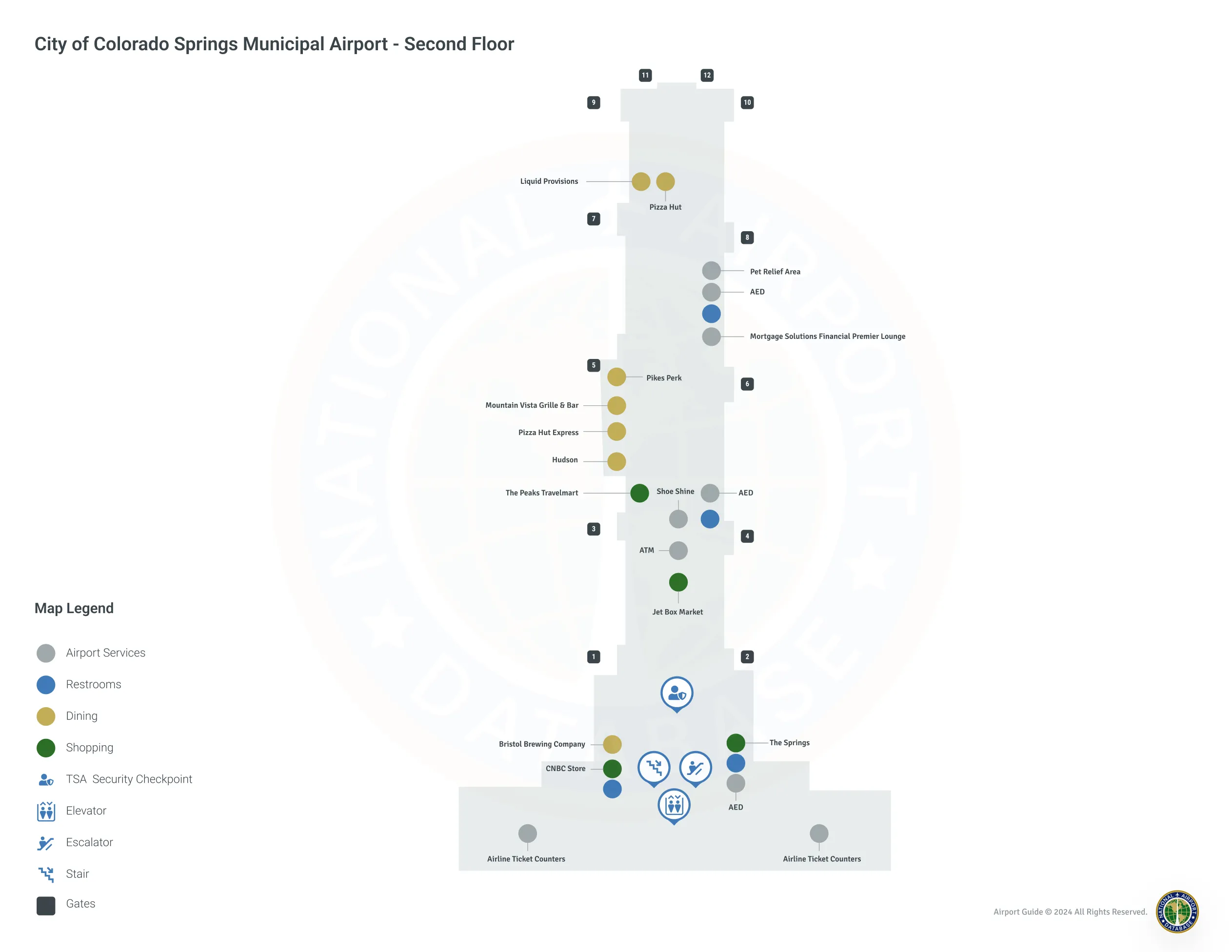 COS Terminal Level 2 map