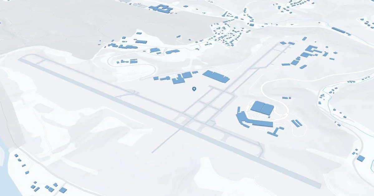 West Virginia International Yeager Airport (CRW) Map