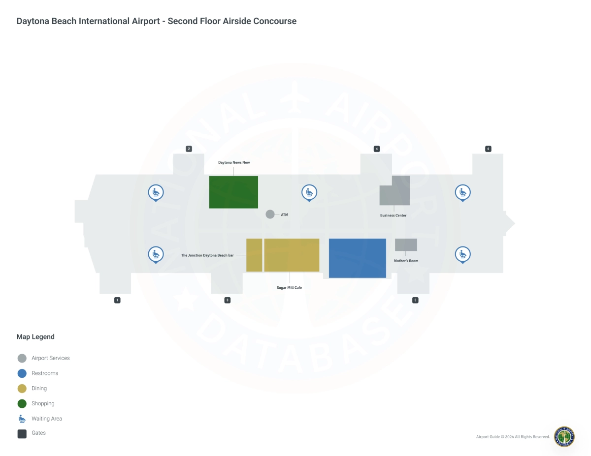 DAB Domestic Terminal / Level 2 Map