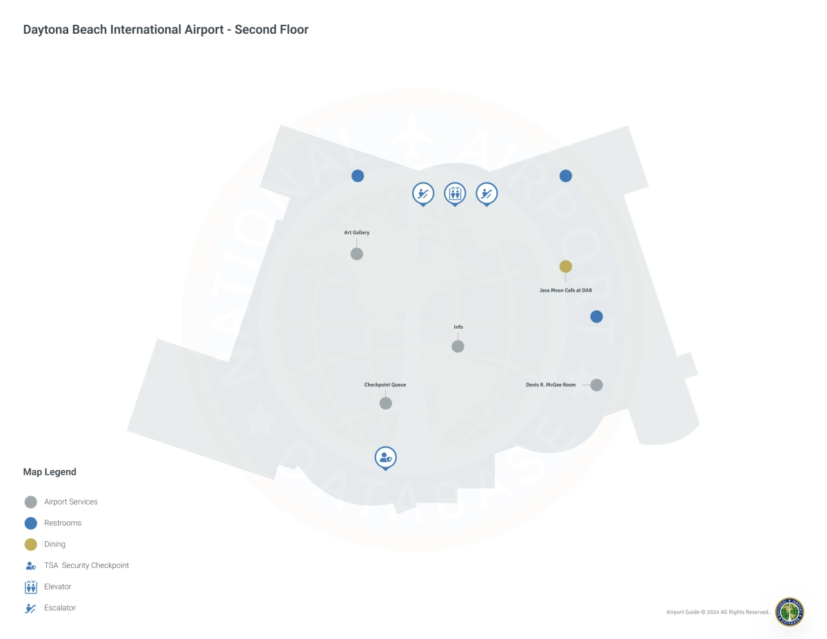 DAB Domestic Terminal / Level 3 Map