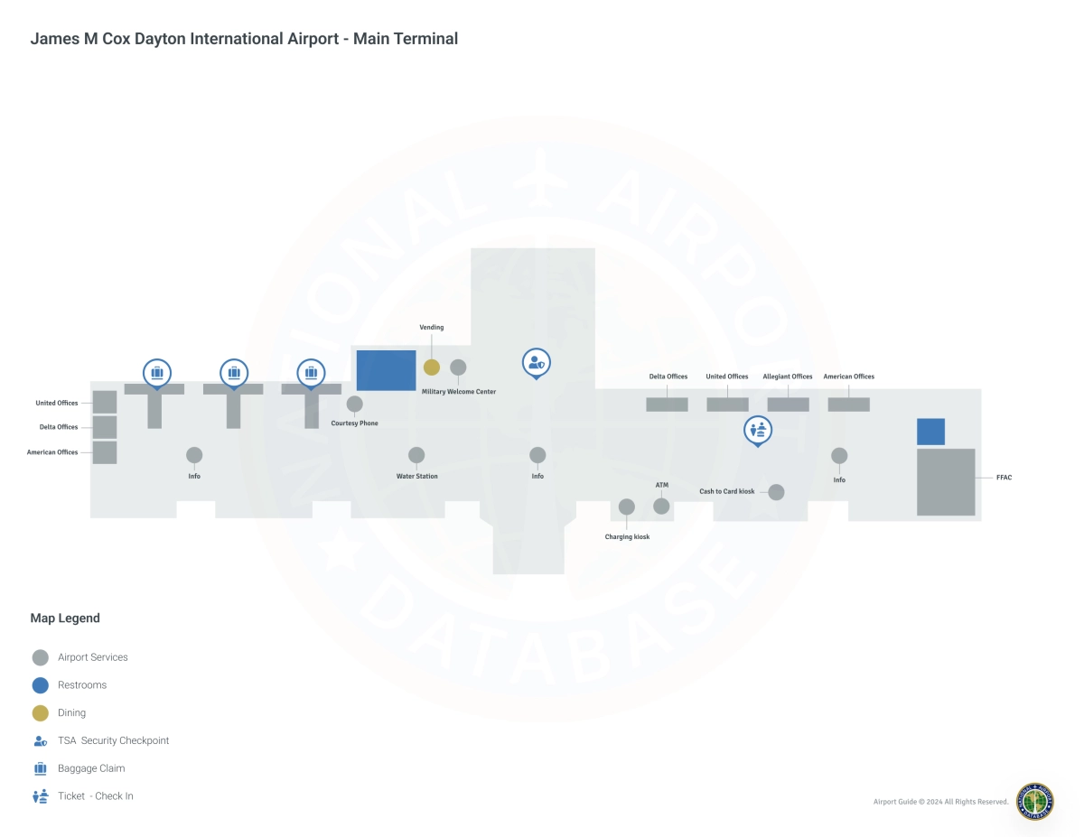 DAY Terminal / Level 1 Map