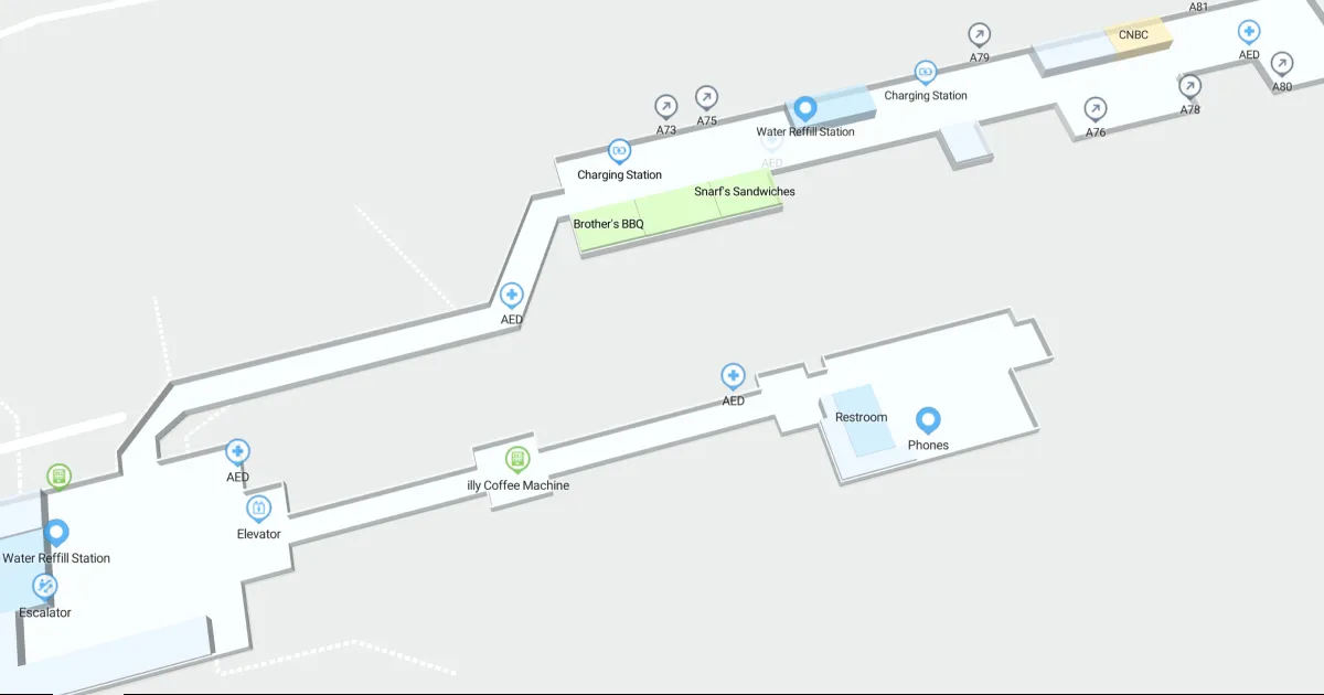 Denver International Airport Terminal A Map