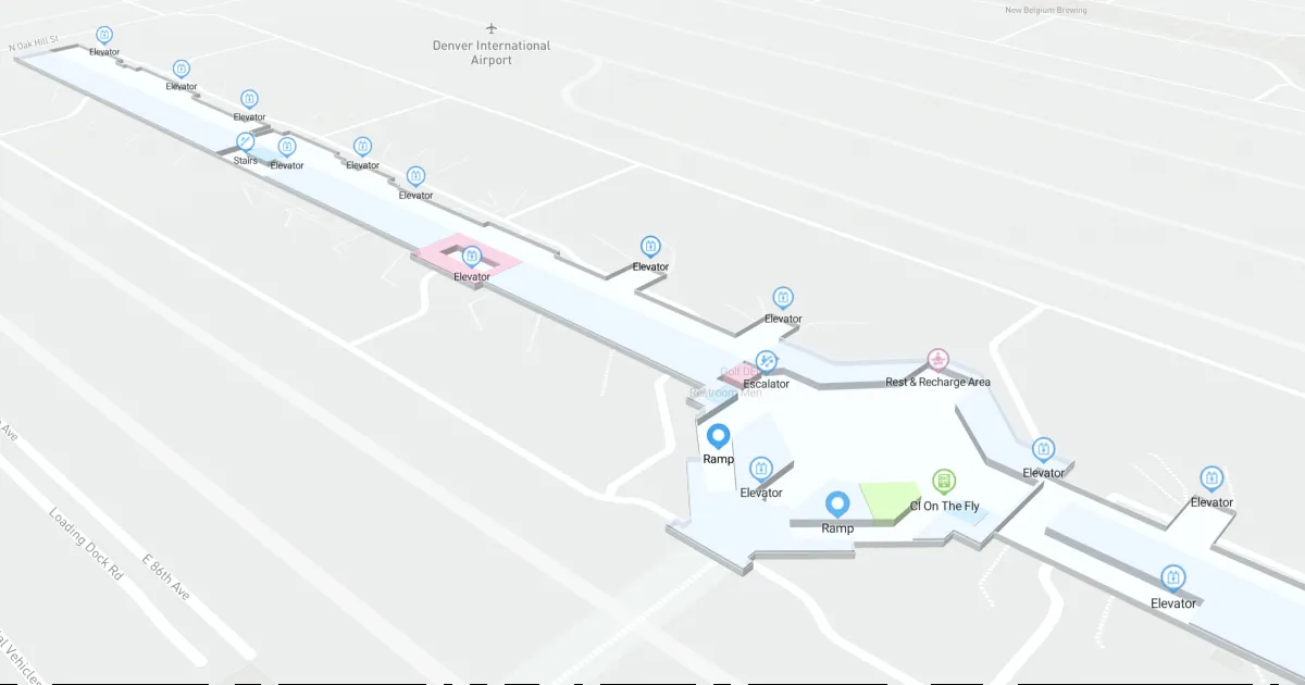 Denver International Airport Terminal A Map