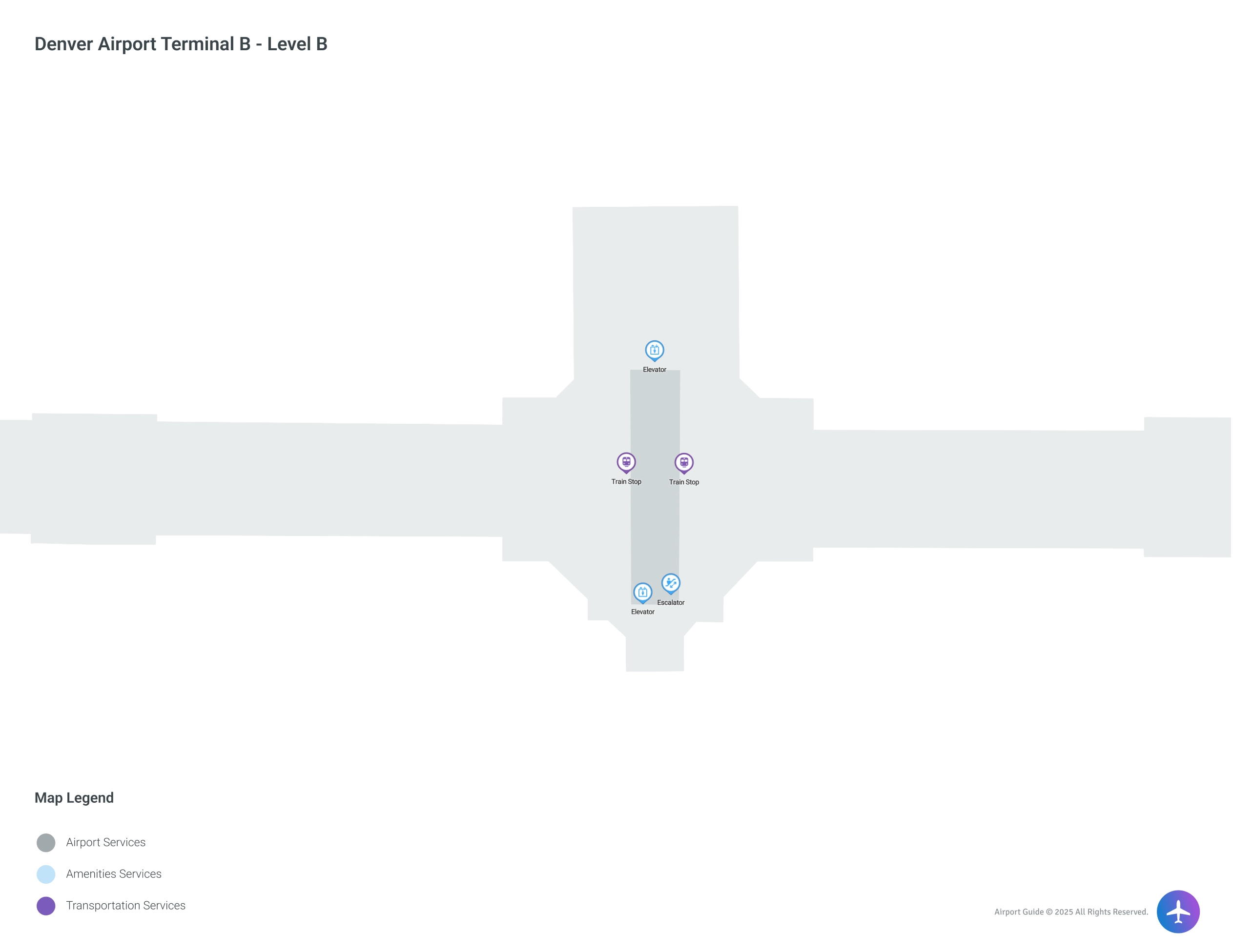 Denver International Airport (DEN) | Terminal B | Level B