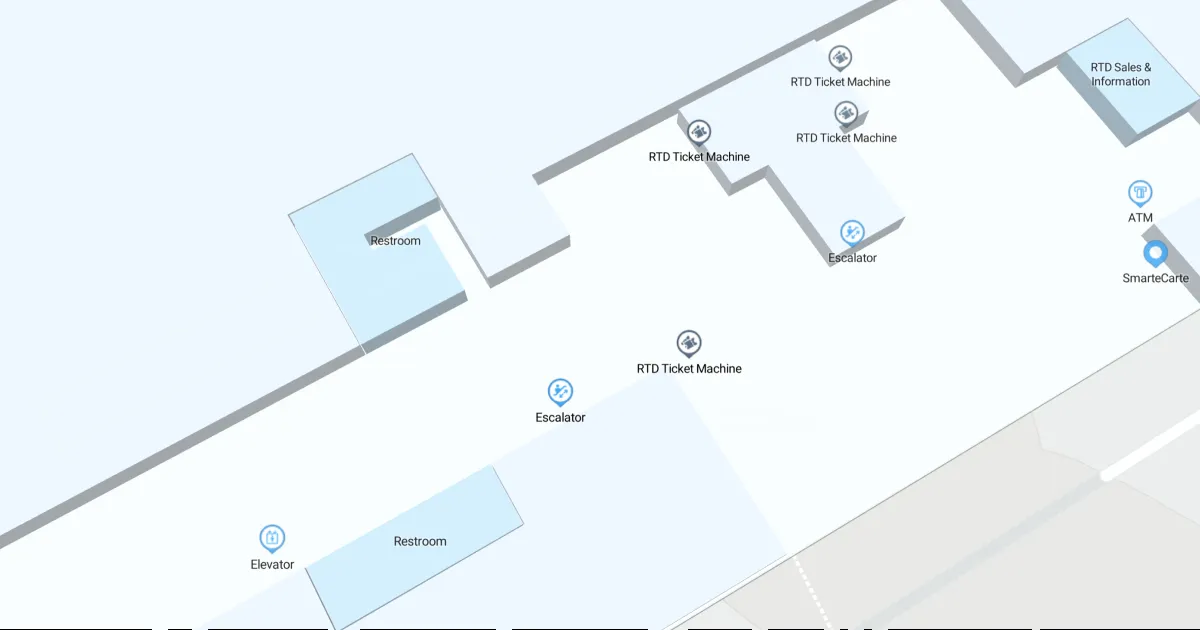 Denver International Airport Jeppesen Terminal Map