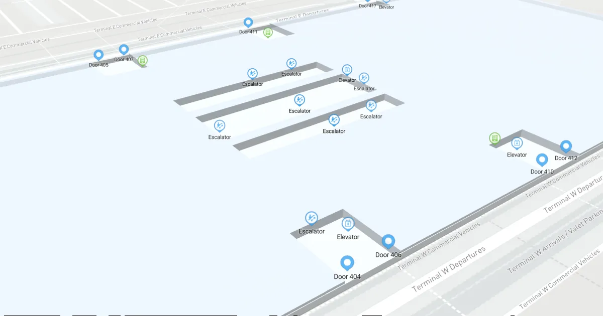 Denver International Airport Jeppesen Terminal Map
