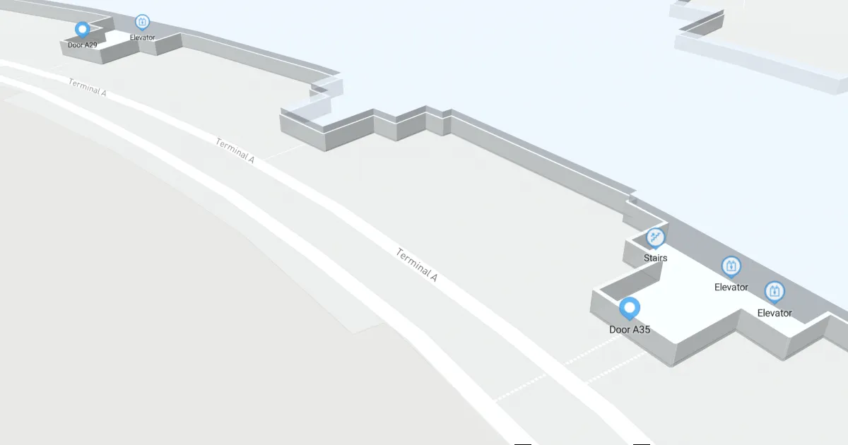 Dallas Fort Worth International Airport Terminal A Map