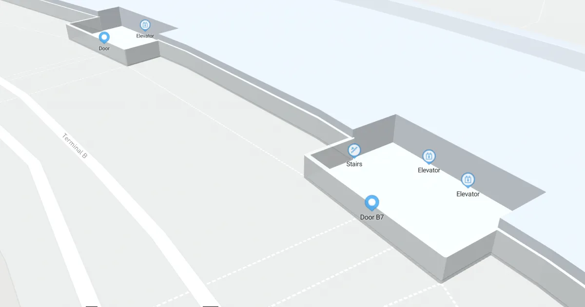 Dallas Fort Worth International Airport Terminal B Map