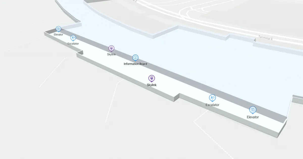 Dallas Fort Worth International Airport Terminal E Map