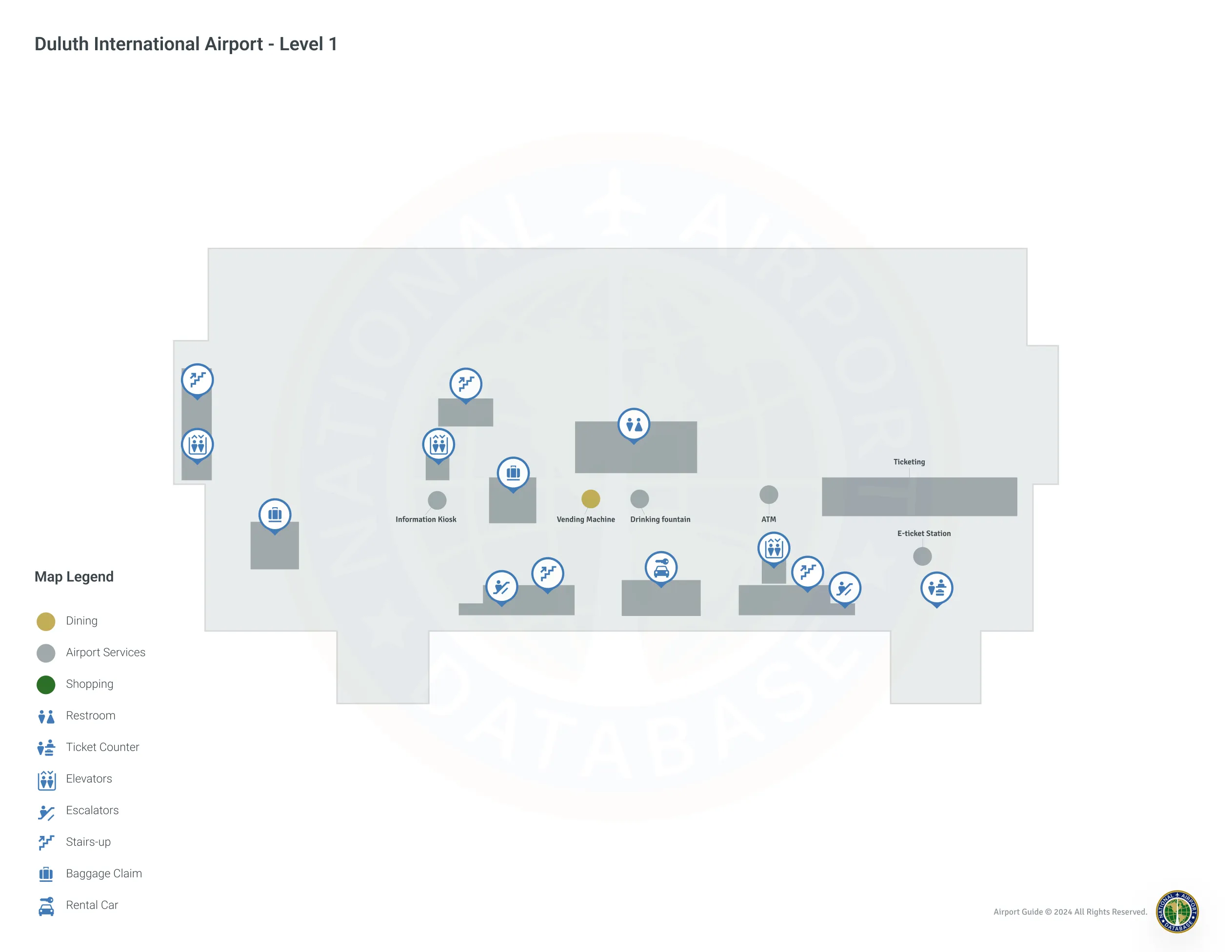 DLH Terminal / Level 1 Map