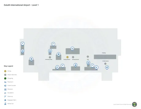 DLH Airport Terminal Map